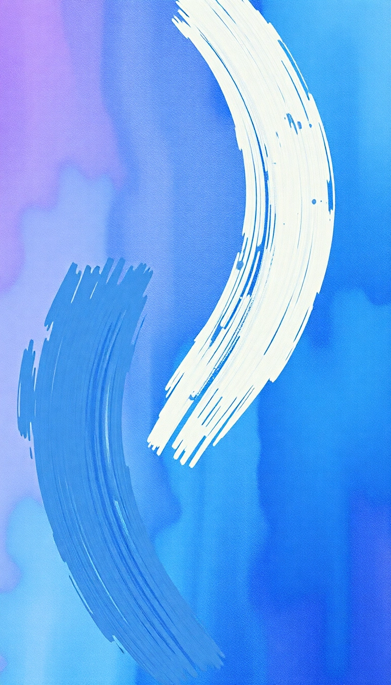 blue watercolor brushstrokes